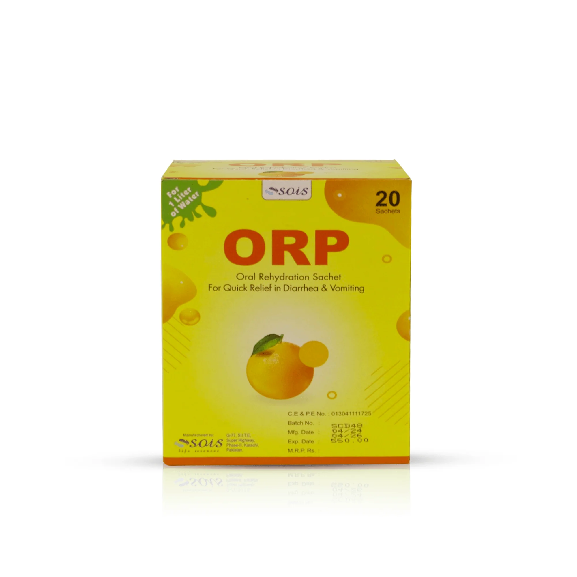 ORP (Oral Rehydration Sachet-ORS) Orange - Image 2